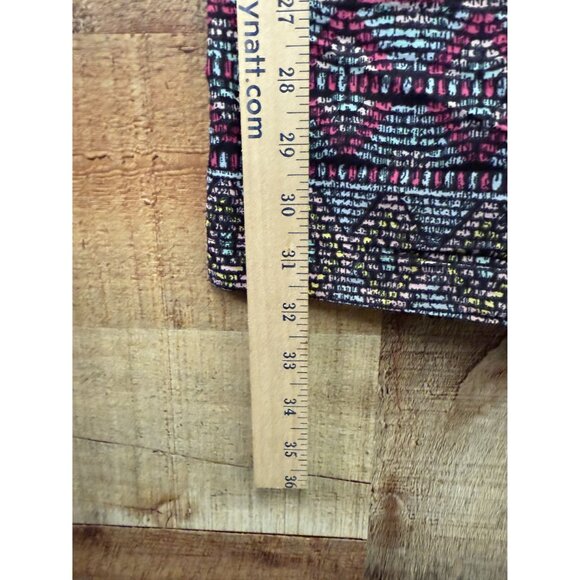 Vanilla Star Boho Tribal Print Wide Leg Pants Size L Drawstring Waist - Picture 7 of 11